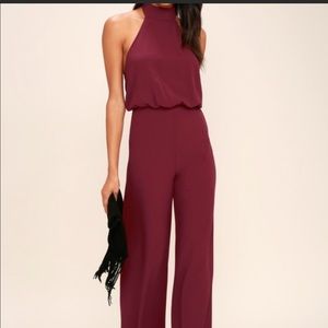 Lulus high neck jumpsuit